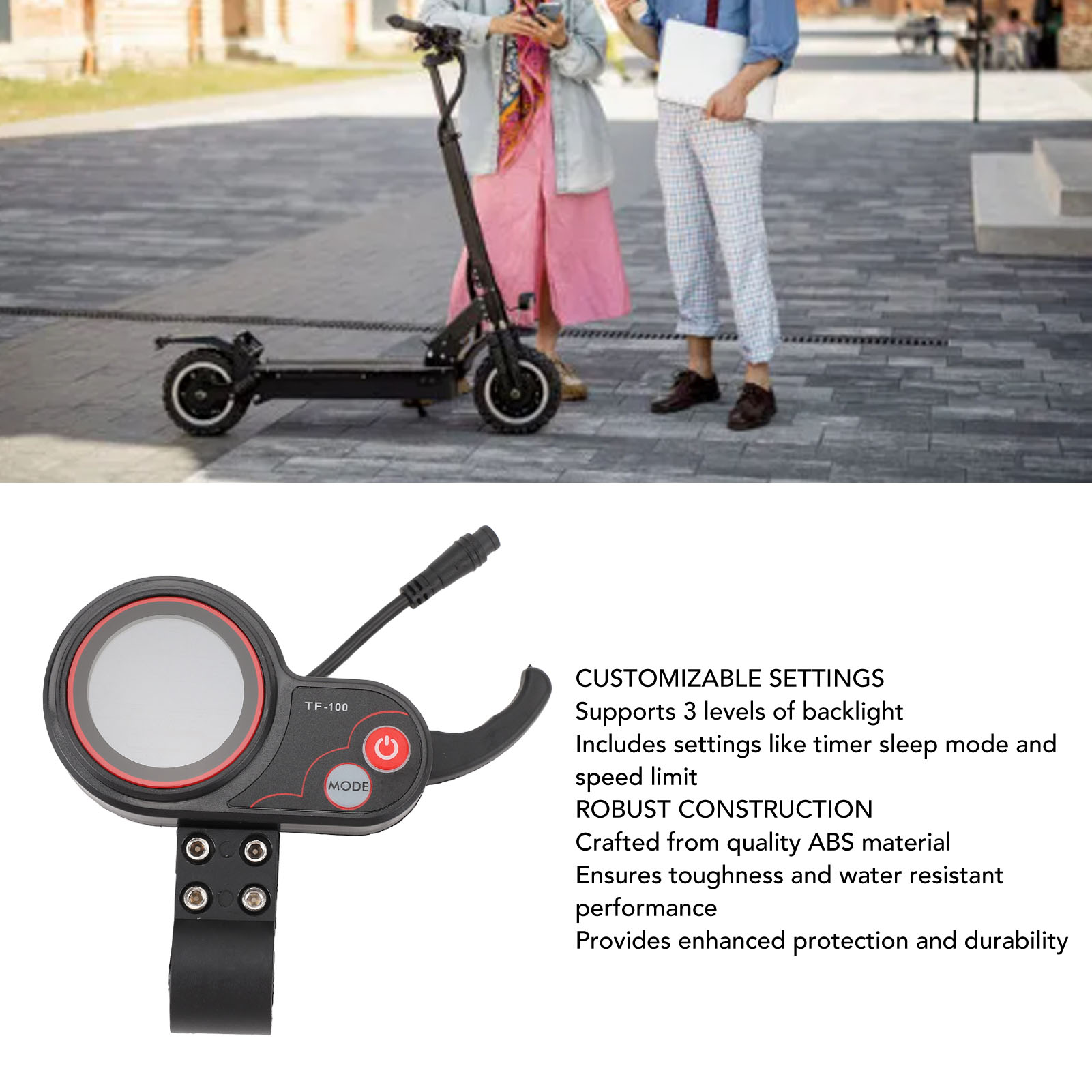 Electric Scooter - شاشة LCD لسكوتر كهربائي 48 فولت