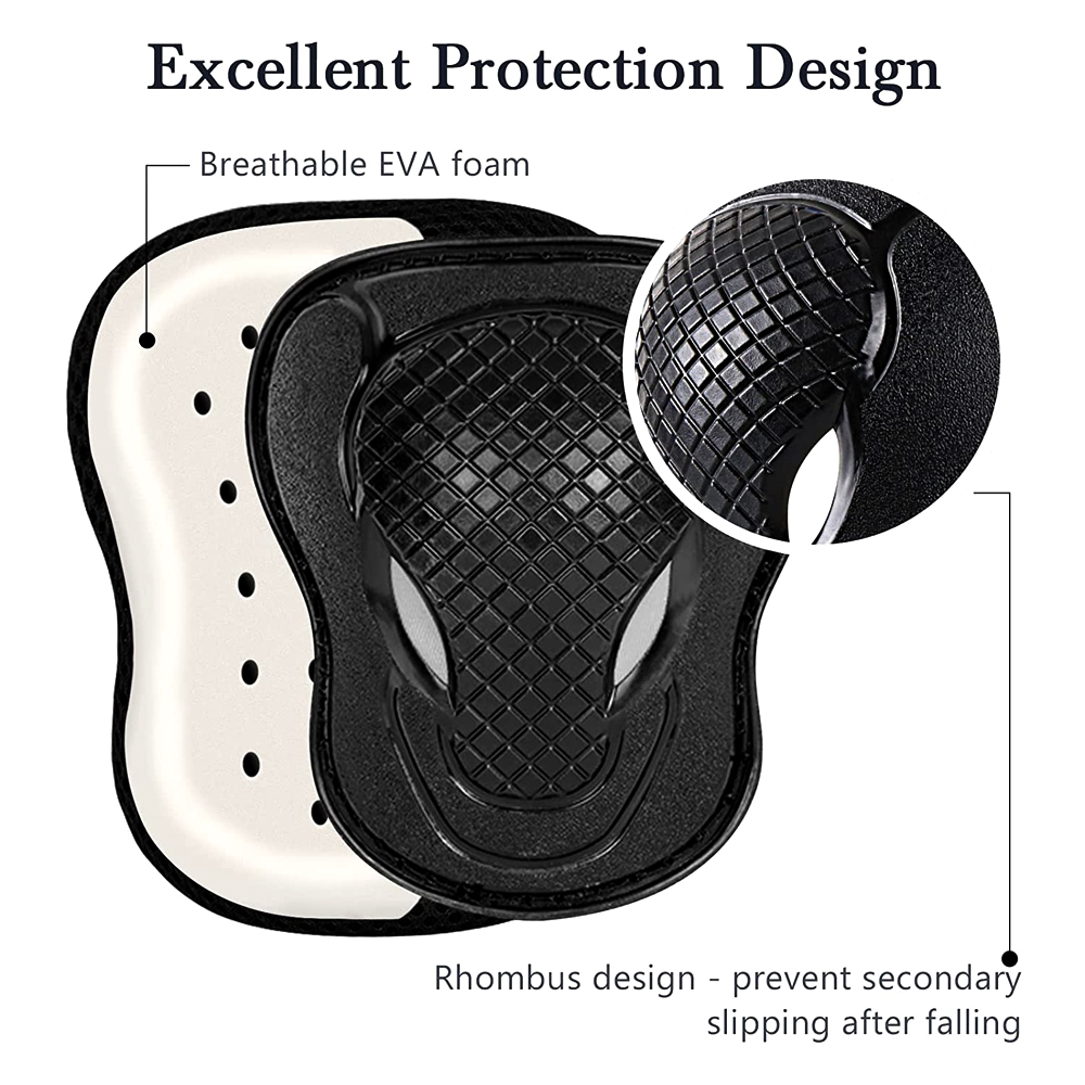 GOMOREON 6 قطعة/المجموعة الاطف - مراجعة Scooter Helmet Set وسعره