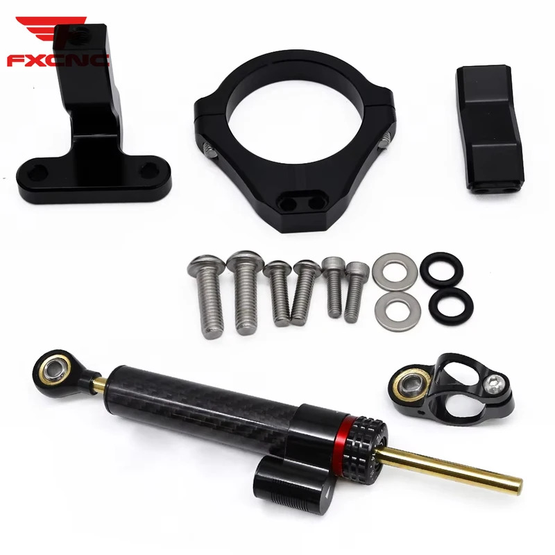 ل Zontes 703RR CNC دراجة نارية - مراجعة Steering Damper Stabilizer Kit Cnc وسعره