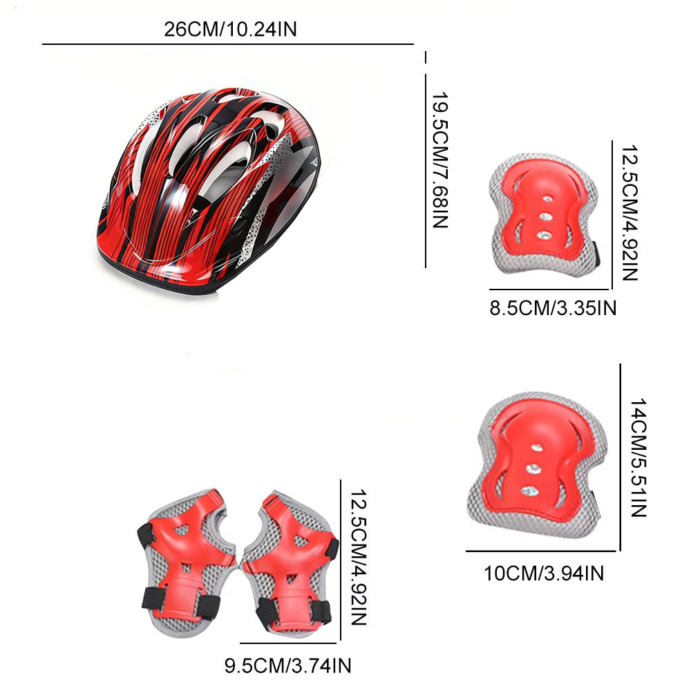 دراجة الرياضة مجموعة تروس واقي - مراجعة Scooter Helmet Set وسعره